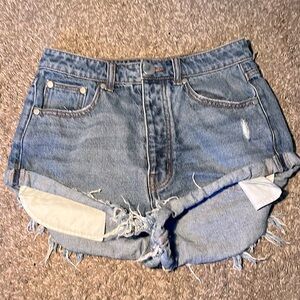 Jean shorts, size small, never worn
